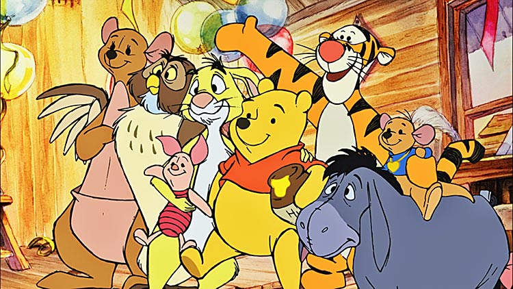 پوستر کاغذ دیواری pooh