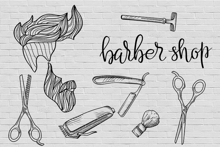 پوستر دیواری مد و فشن Barber shop