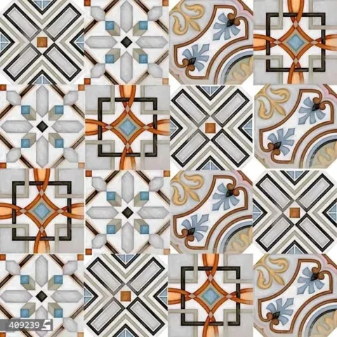 کاشی رنگی