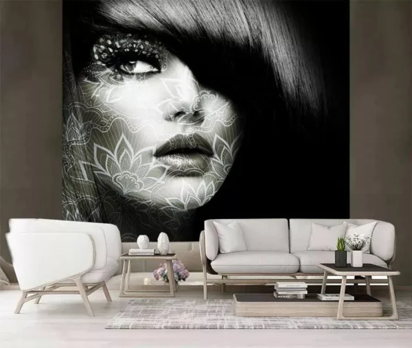 پوستر دیواری چهره موکاپ - Image 2
