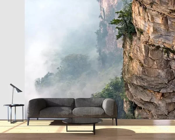 کاغذ دیواری سه بعدی طرح جنگل - Image 2