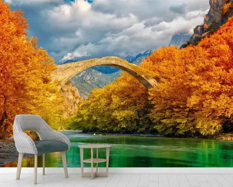 پوستر کاغذ دیواری دریاچه زاگوریا