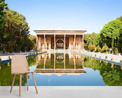 پوستر دیواری کاخ چهل ستون اصفهان