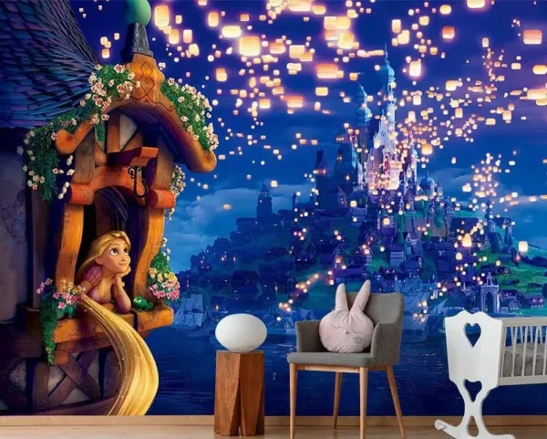 پوستر دیواری کارتون rapunzel - Image 2