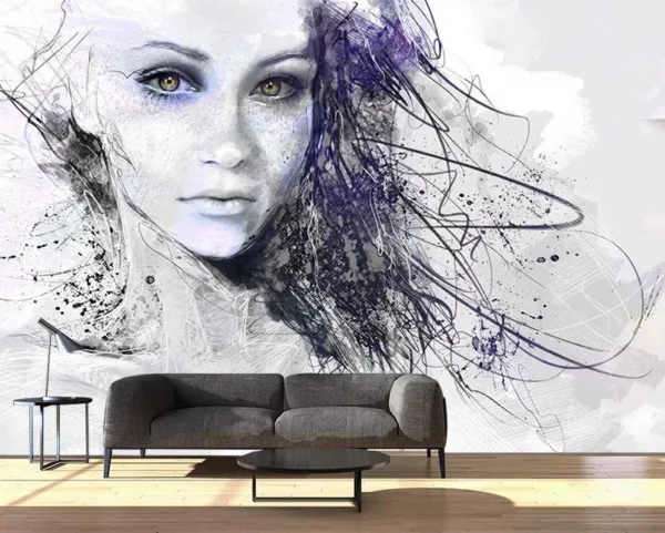 پوستر دیواری طرح چهره فشن - Image 2