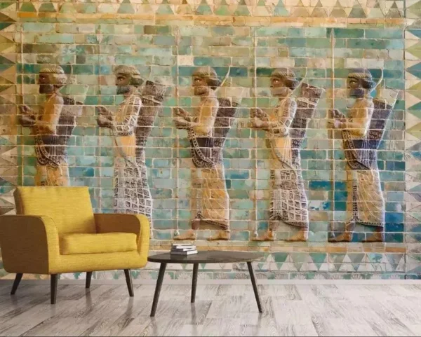 پوستر کاغذ دیواری کاشی طرح هخامنش - Image 2