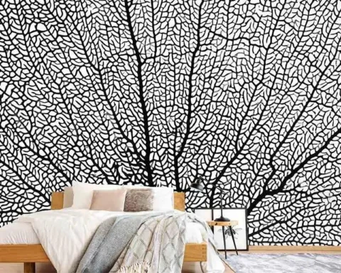 کاغذ دیواری هنری با طرح خاص