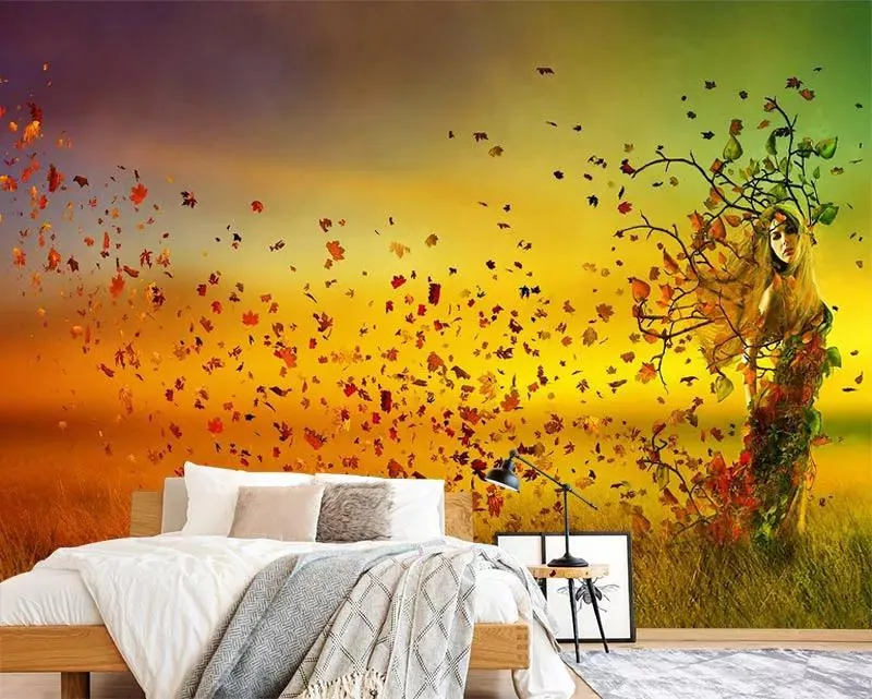 1578135585526.webp پوستر دیواری هنری دختر پاییز - Image 1