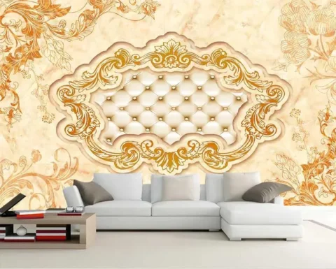 پوستر دیواری سه بعدی طرح سنگ