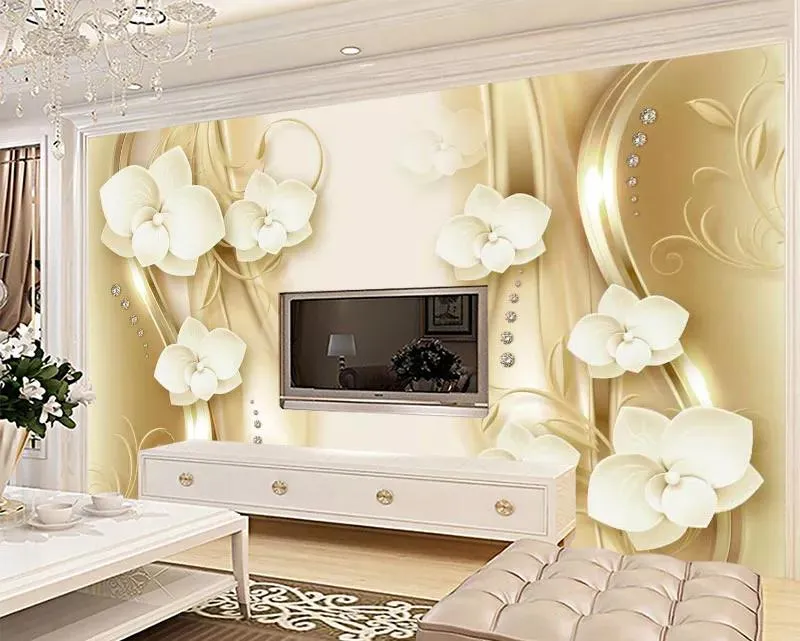 1579004990192.webp پوستر کاغذ دیواری گلهای سه بعدی - Image 1