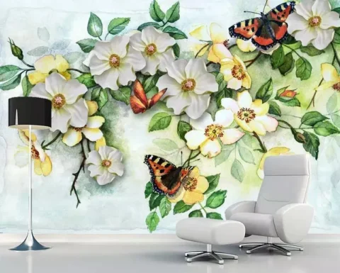 پوستر دیواری سه بعدی طرح نقاشی