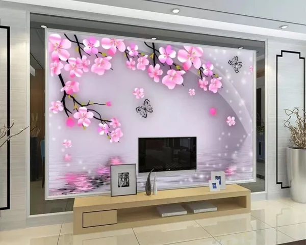 پوستر دیواری سه بعدی امتداد دریاچه - Image 2