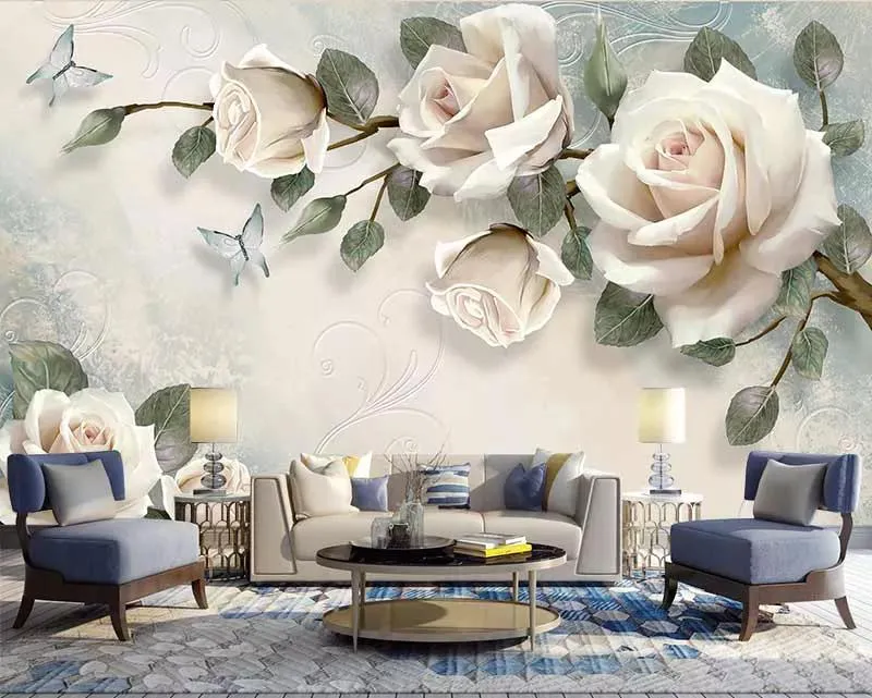 1579415843338.webp پوستر دیواری برای پذیرایی ، طرح گل رز - Image 1
