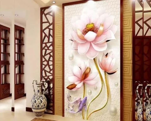 پوستر دیواری سه بعدی خوشبختی