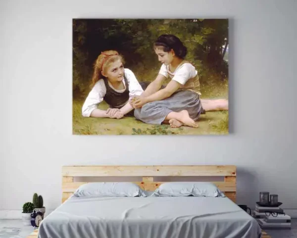 بوم کنواس نقاشی دختر - Image 2