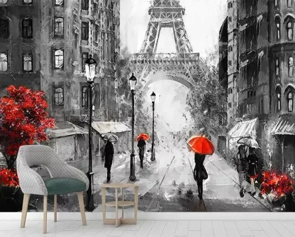 پوستر دیواری نقاشی پاریس - Image 2