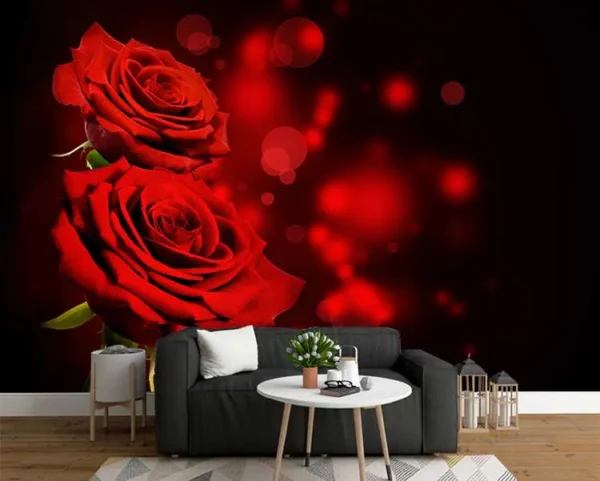 پوستر دیواری گل رز ولنتاین - Image 2