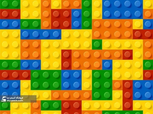 آسمان مجازی اتاق کودک طرح لگو - Image 2