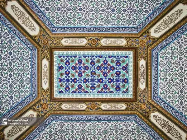 آسمان مجازی طرح سقف سنتی آبی - Image 2