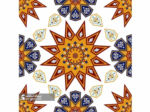 سمان مجازی طرح اسلیمی اسلامی - Image 2