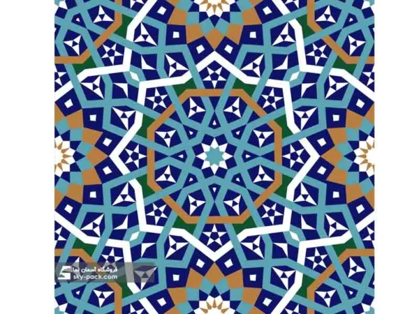 آسمان مجازی طرح الگوی هندسی اسلیمی - Image 2