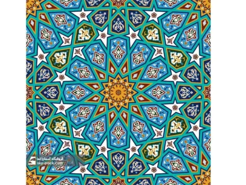 آسمان مجازی طرح الگوی هندسی