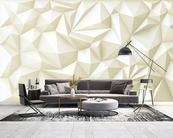 کاغذ دیواری اشکال هندسی برجسته - Image 2