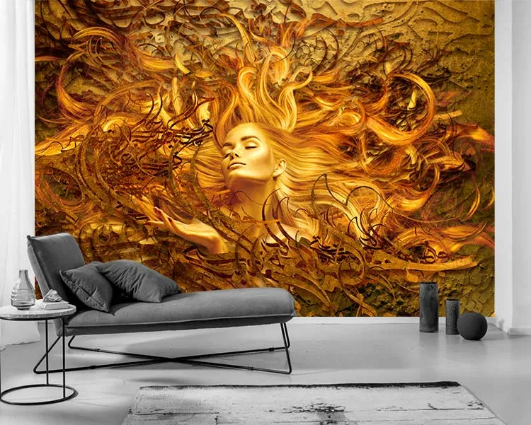1625382655700.webp پوستر سه بعدی طرح زن لاکچری - Image 1