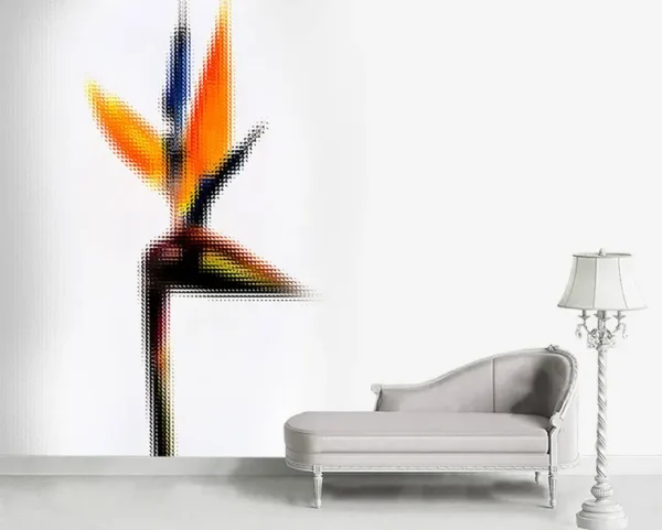 پوستر دیواری گل طرح گل هنری - Image 2