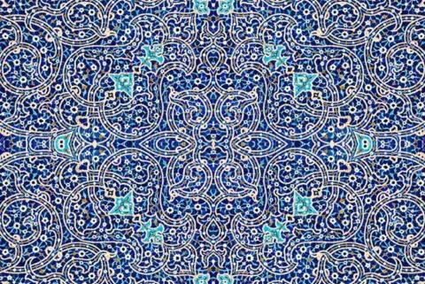 پوستر کاغذ دیواری کاشی سنتی و مذهبی