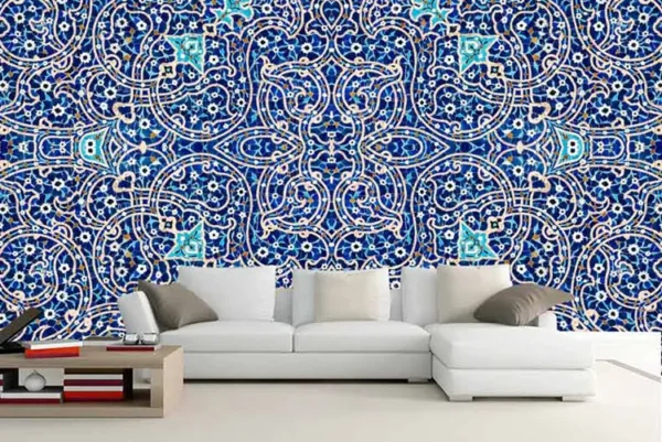 پوستر کاغذ دیواری کاشی سنتی و مذهبی - Image 2
