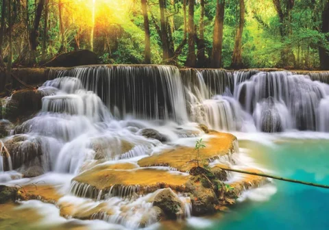 پوستر سه بعدی آبشار