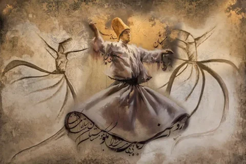 پوستر دیواری رقص سماع