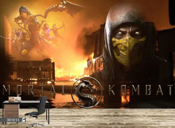 پوستر دیواری گیمینگ طرح بازی Mortal Kombat - Image 2