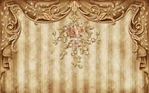 پوستر دیواری سه بعدی طرح کلاسیک رویایی - Image 2