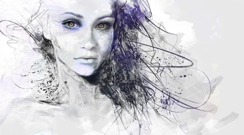 پوستر دیواری طرح چهره فشن