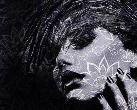 پوستر دیواری مد و فشن طرح چهره دختر