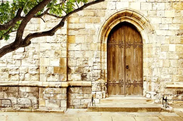 پوستر دیواری درب و خیابان قدیمی - Image 2
