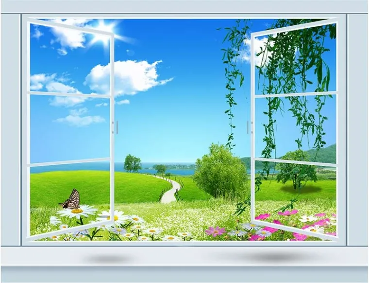 1735703209348.webp پوستر دیواری پنجره بسوی دشت سبز - Image 1
