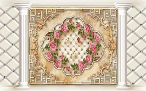 پوستر دیواری طرح چرم سه بعدی - Image 2