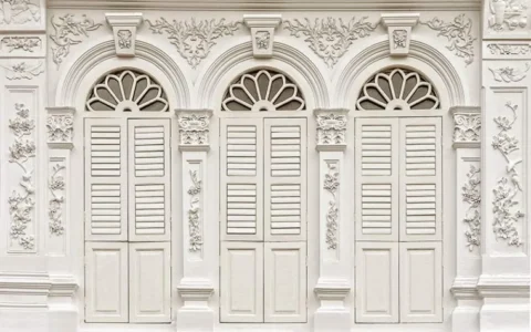 پوستر دیواری درب چوبی سه بعدی