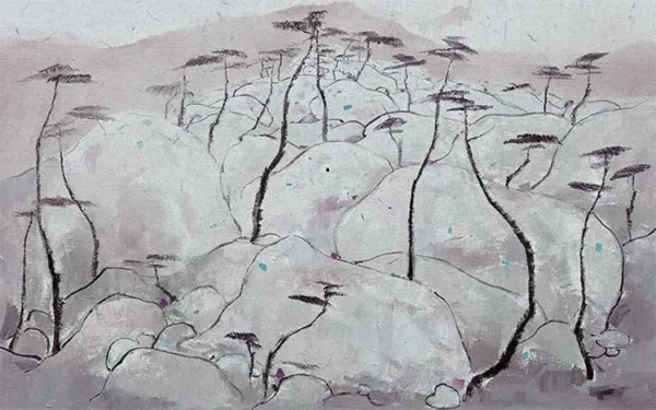 پوستر دیواری نقاشی درختان - Image 2