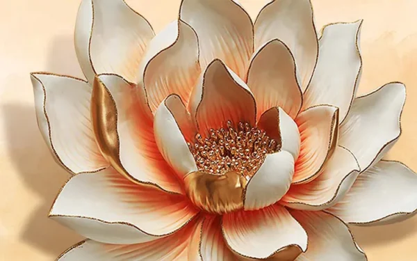 پوستر دیواری سه بعدی و برجسته گل بهاری - Image 2