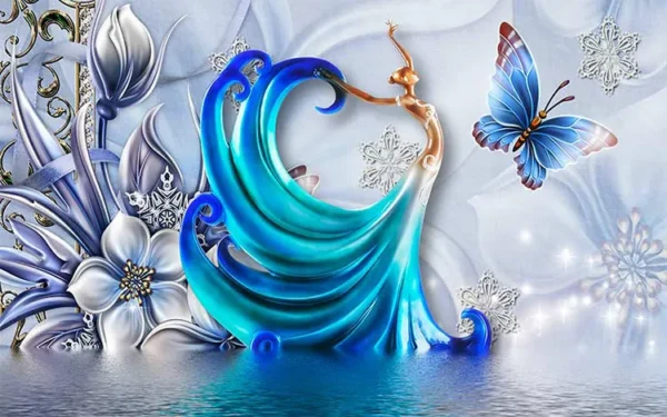 پوستر دیواری سه بعدی هم آغوش - Image 2
