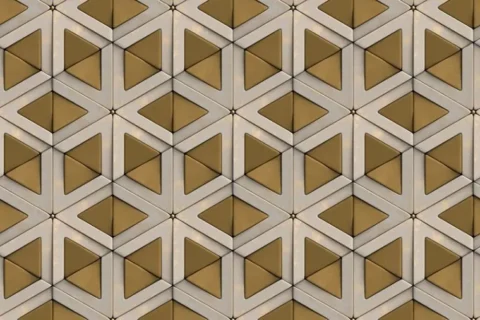 پوستر دیواری طرح کاشی سه بعدی