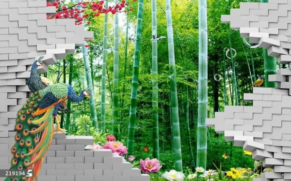 کاغذ دیواری سه بعدی منظره - Image 2