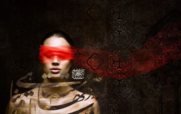 پوستر دیواری چهره و خوشنویسی - Image 2