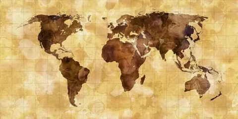 پوستر دیواری نقشه گرافیکی