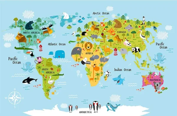 پوستر دیواری نقشه ماجراجویی - Image 2