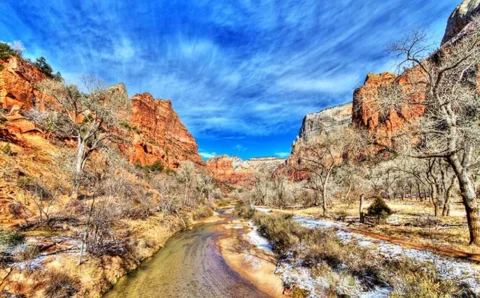 پوستر دیواری آسمان آبی